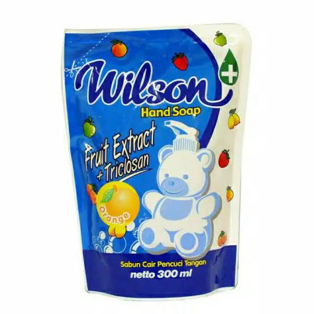 Wilson Hand Soap Refill isi 300ml Apel, Jeruk, Strawberry / Hand Wash, Sabun Cuci Tangan