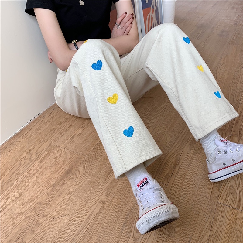 KULOT HIGHWAIST JEANS LOVE KEKINIAN //JEANS KULOT LOVE HIGHWAIST //BOYFRIEND LOSE LOVE TERBARU KEKINIAN