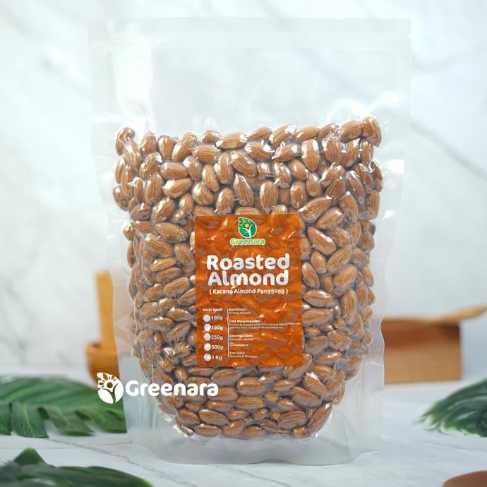 

Promo Awal tahun Roasted almond 1kg / kacang almond panggang 1kg Cuci Gudang Awal Tahun