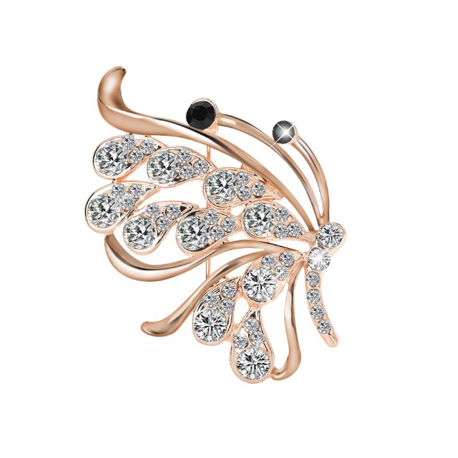 【Dalam Persediaan】 2020 baru Korea high-end busur berlian imitasi warna-warni karangan bunga mutiara bros serbaguna aksesoris populer liar-8#