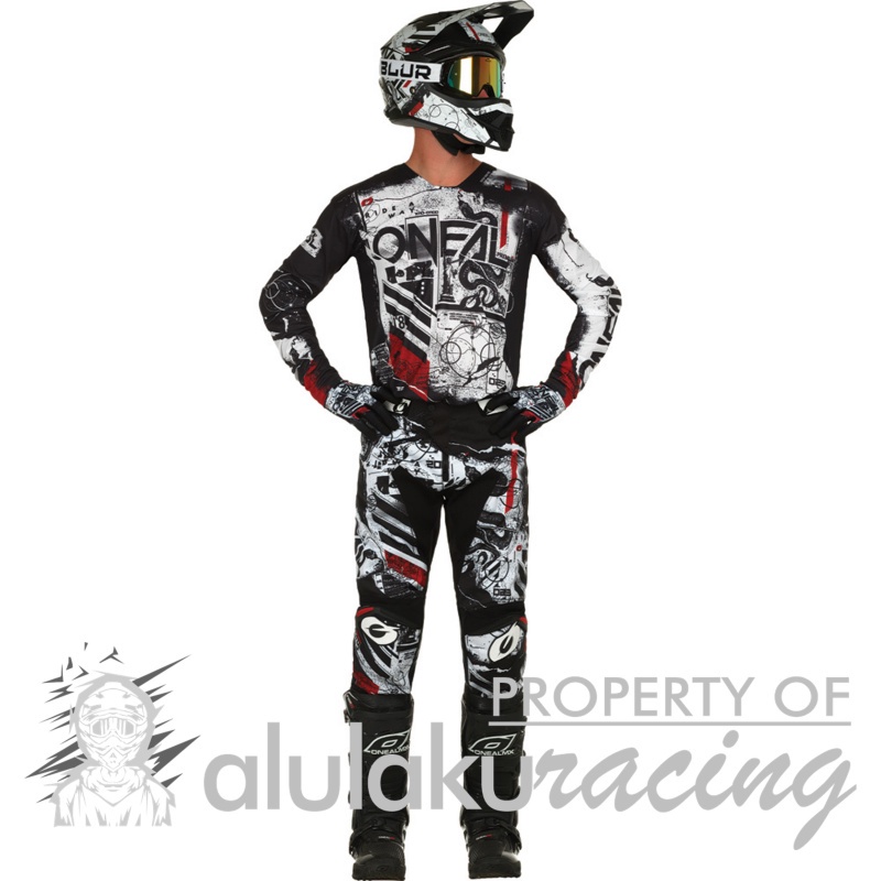 Jersey with Pants Trail Motocross MX with Custom Name &amp; Number - ON012