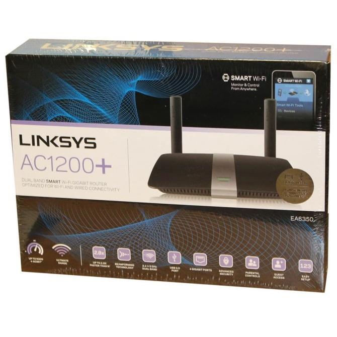 Cisco Linksys Ea6350 Ac1200+ Smart Gigabit Wireless Router Wifi Wi-Fi