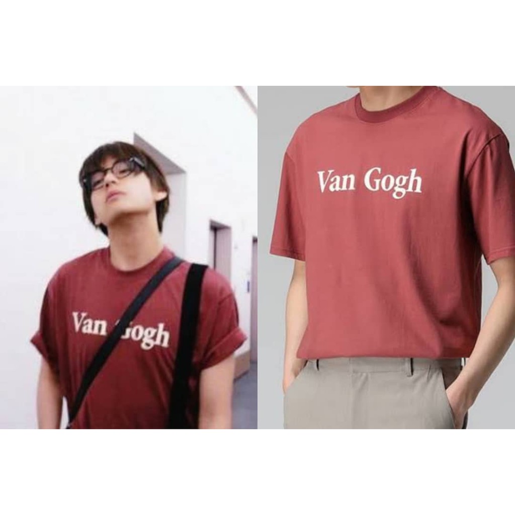  BAJU  KAOS K POP  KOREA VAN GOGH BAJU  BRANDED BAJU  KAOS 