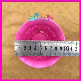 SUN FLOWER MDN 10cm WARNA WARNI Pot bunga Kecil Mini Pot Kaktus TERMURAH Pot Kaktus Mini Aesthetic Besar Keramik Lucu Plastik Gerabah 10cm