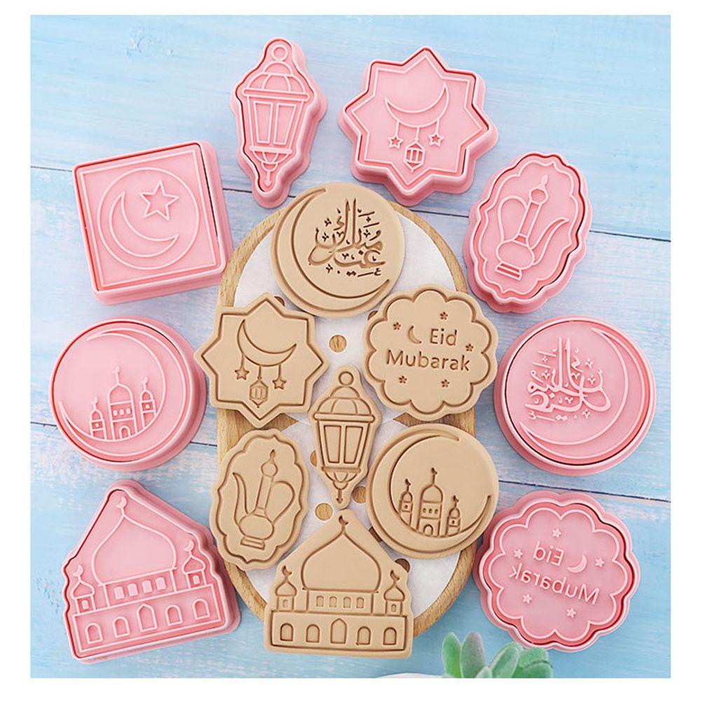 Solighter 8pcs/set Cetakan Cookies DIY Camel Fondant Cetakan Kue Alat Dekorasi Kue Candy Mold Biscuit Embossed Cutter