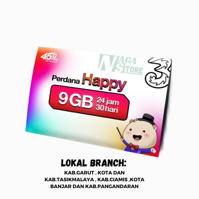 Perdana Tri Happy 9GB