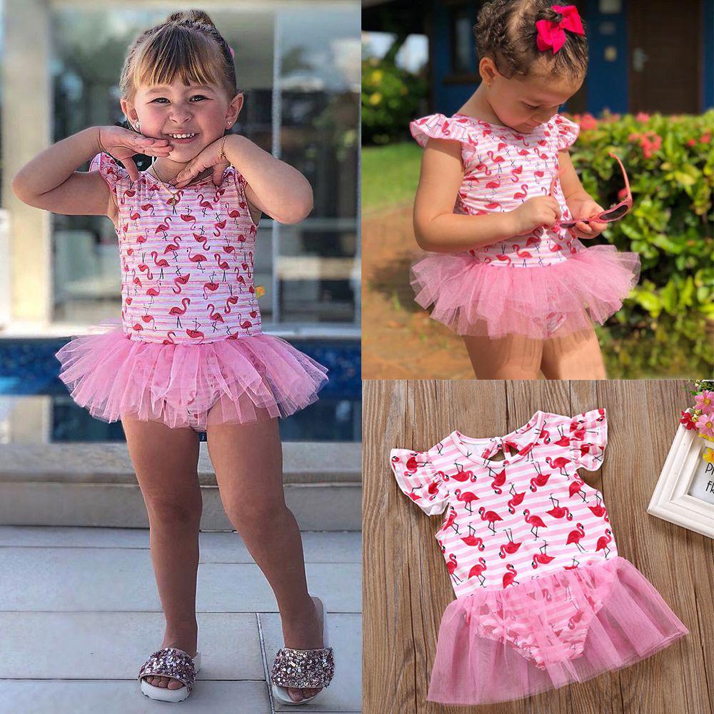  Baju  Renang  Anak  Perempuan  Model Bikini Motif Print 