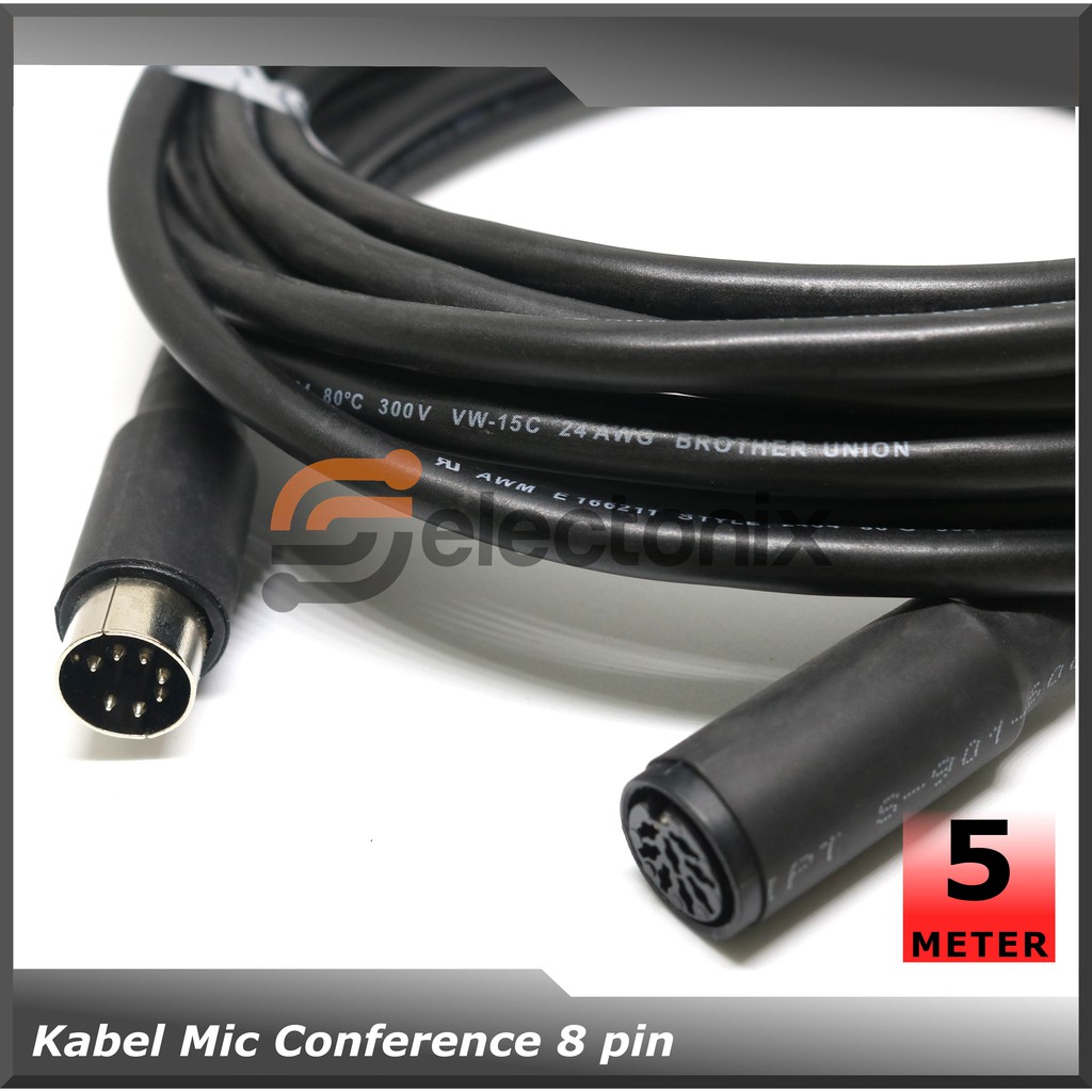 Kabel Mic Conference 8 Pin | Brother Union [5m]