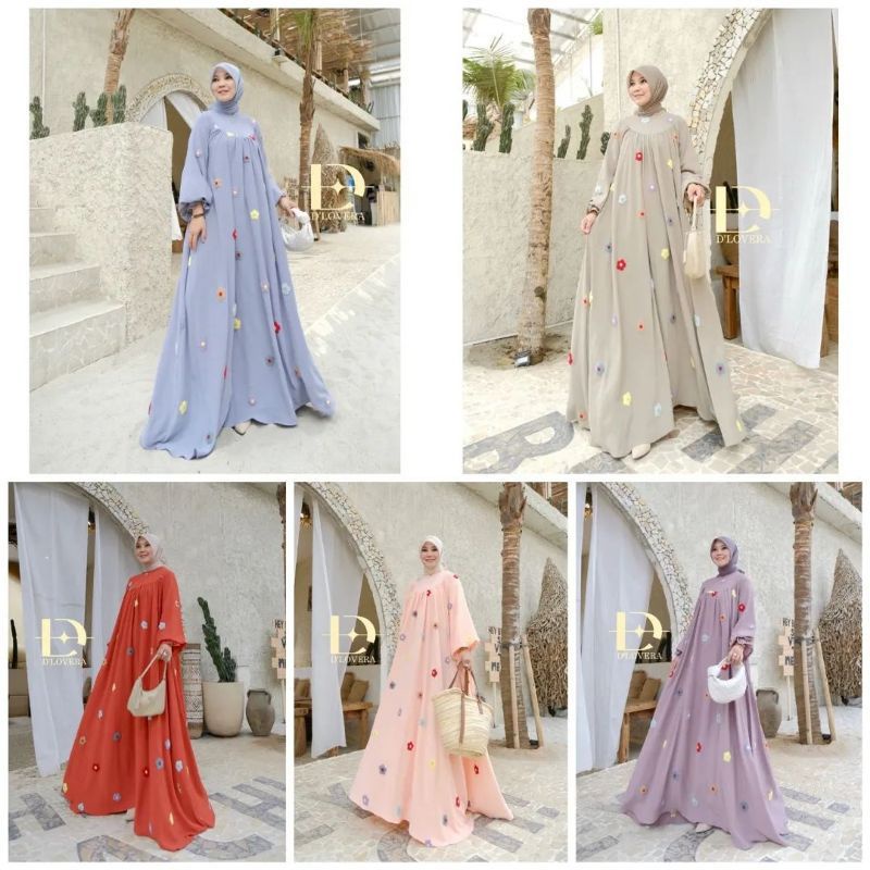 Pesanan Irma Halwa Dress by Delovera