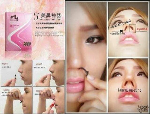 PEMANCUNG HIDUNG INSTAN / NOSE STEALTH 3D - 3D NOSE SCRET