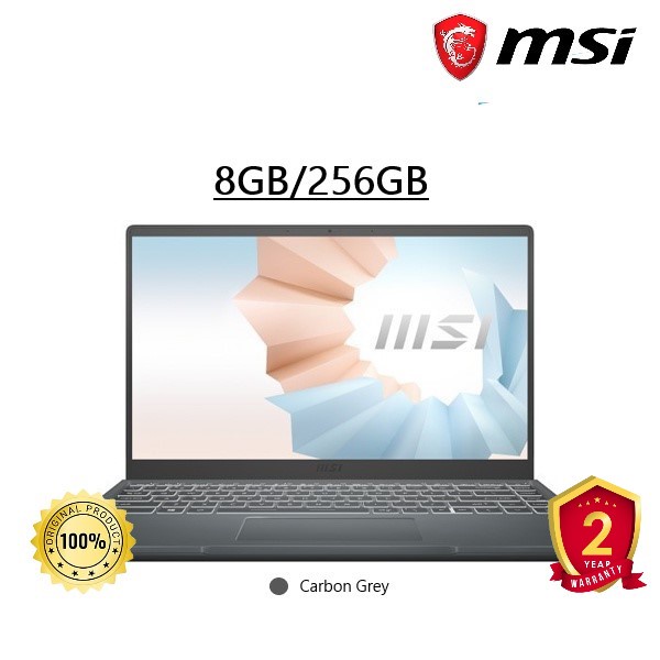 MSi Laptop Modern 14-644-14 inch FHD-13 10110U-8GB-SSD 256GB-WIN10