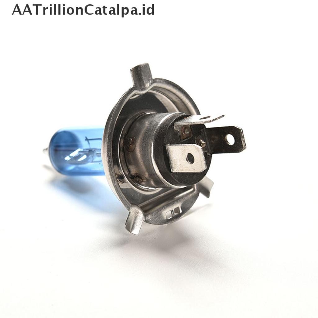 (AATrillionCatalpa) 2pcs Lampu Halogen Xenon HID H4 12V 60 / 55W Warna Putih Untuk Mobil