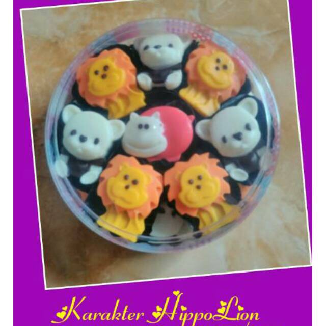 

Coklat karakter Hippo