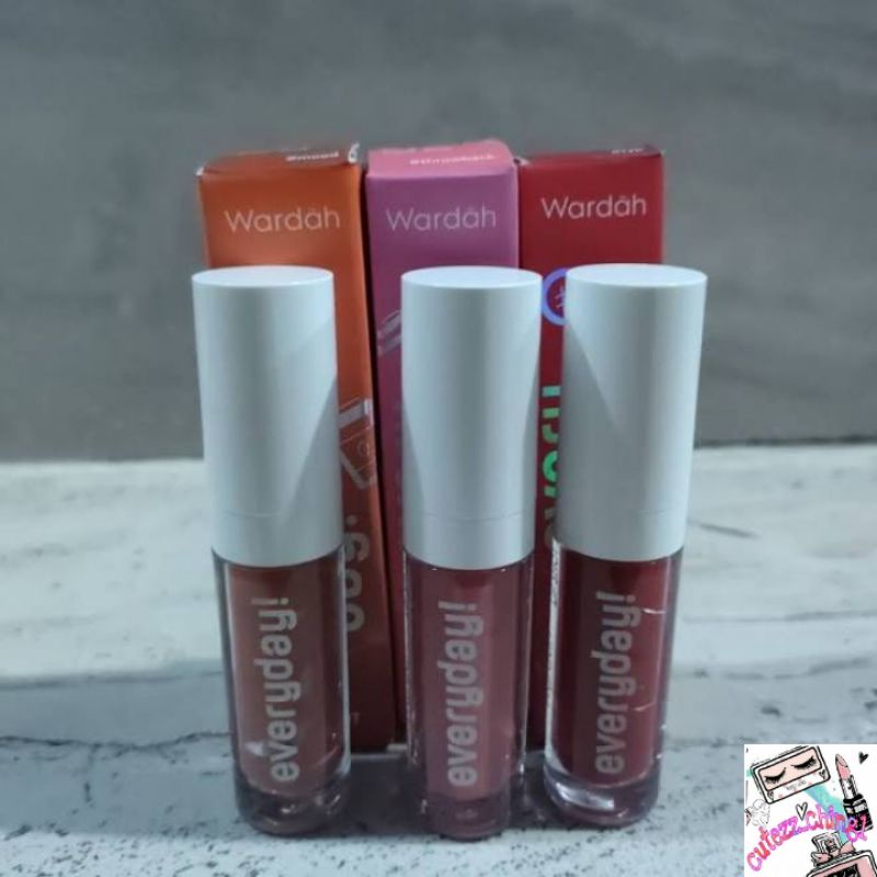 ☃Cutezz_Ching1☃ Wardah Everyday Matte Lip Shot-Lip Cream