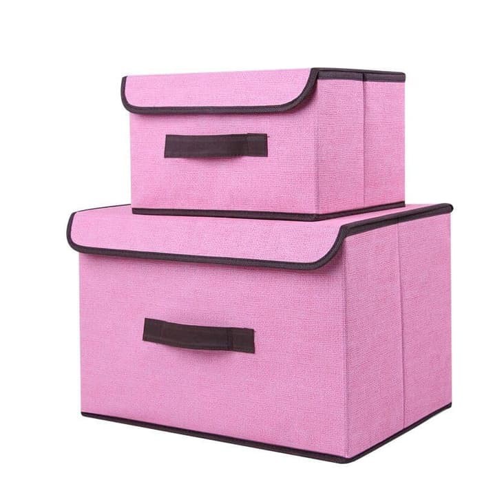 ☛TK☚ R583 Box Organizer 2 in 1 Colour Storage Box Tempat Penyimpanan (1pc dpt 2box)