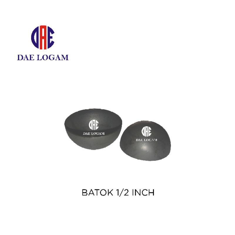 Ornamen Pagar Besi Batok 1/2 in