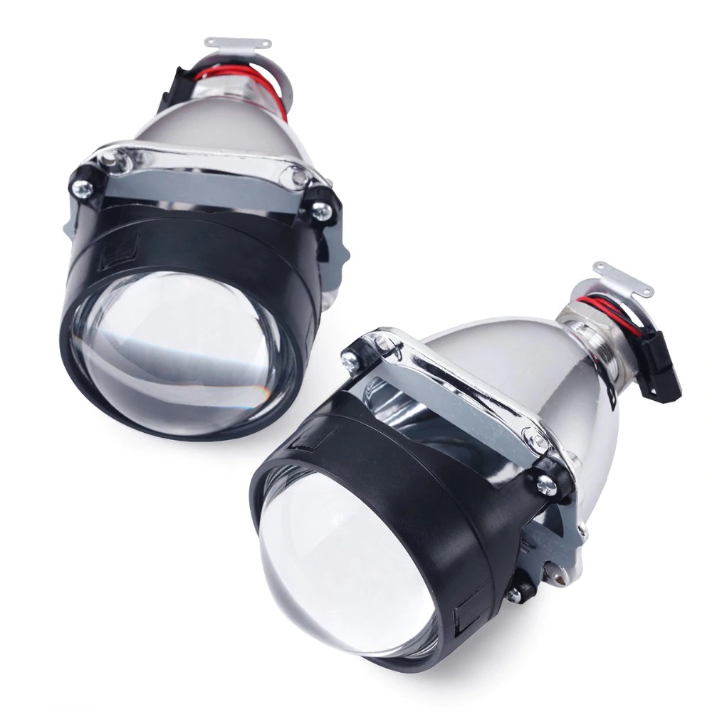 IMPORT 1pair 2.5 Inches WST Bi Xenon Projector Lens led projector light Using H1 xenon lamp bi