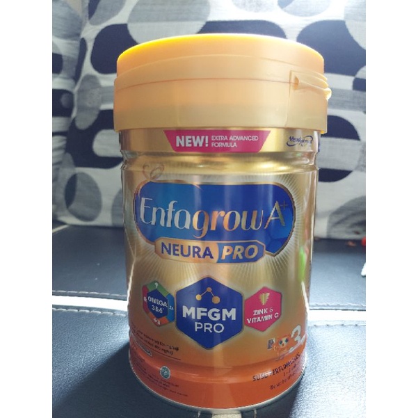 ENFAGROW A+ 3  800 gram 1-3 TAHUN RASA VANILA(PRELOVED)