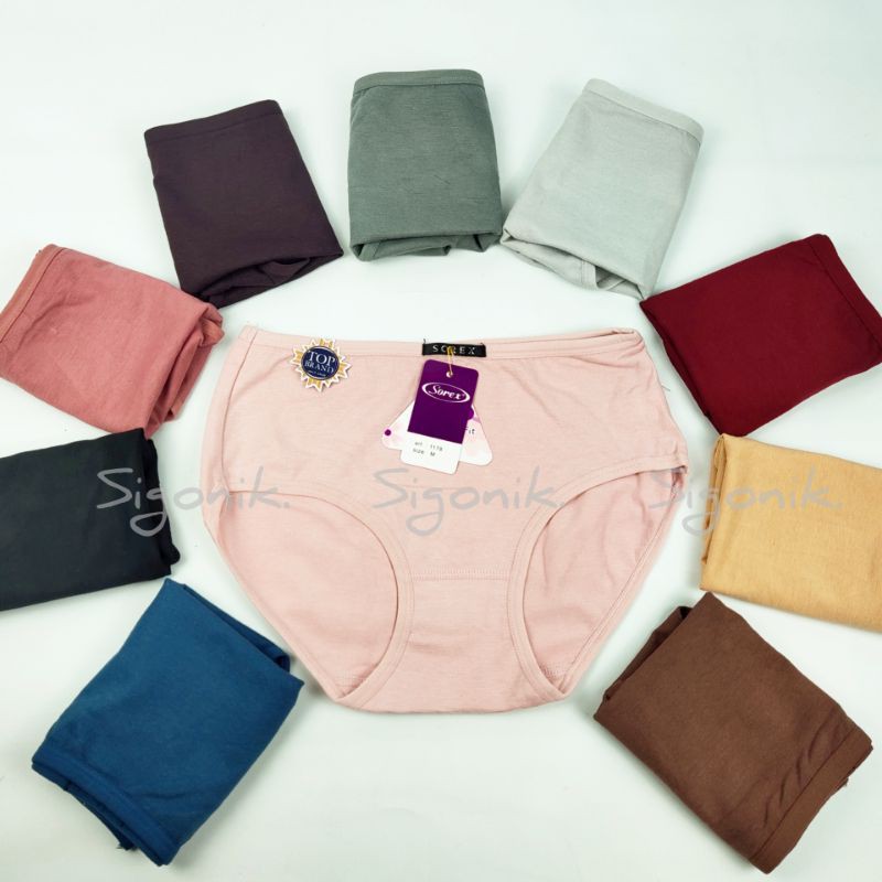 Original CD Celana Dalam Wanita Sorex 1178 M L EL QL Premium Big Size