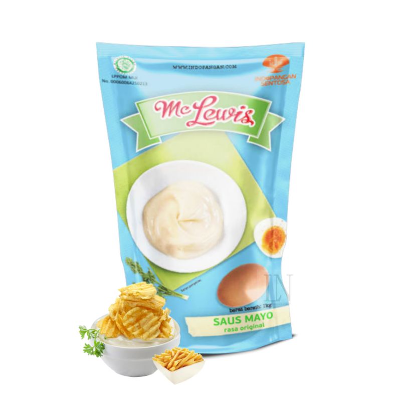 Jual Mayonaise Original Mayo Mc Lewis Kg Mayonnaise Pouch Shopee Indonesia