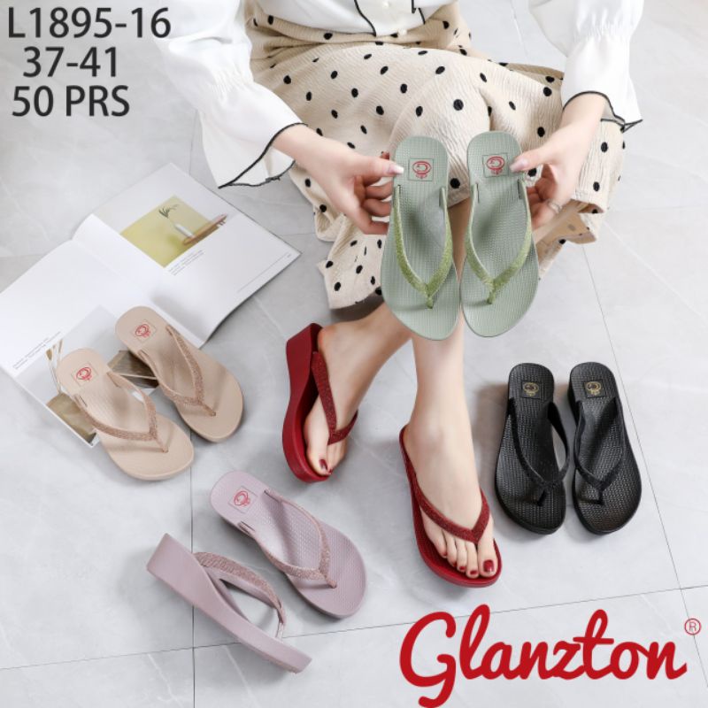 SANDAL JELLY KARET GLANSTON JEPIT IMPORT