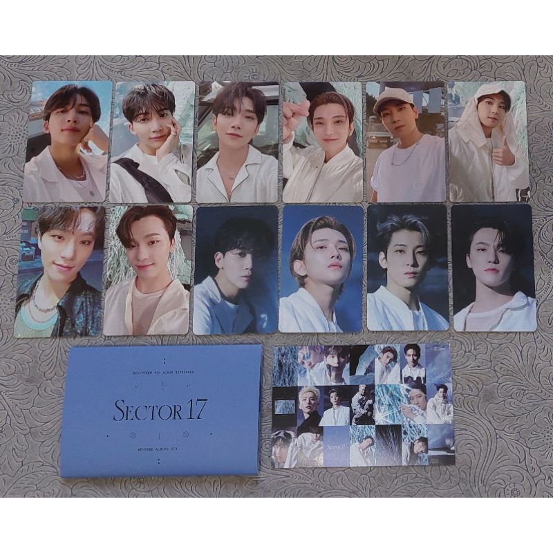 Official Photocard Seventeen Sector 17 4th Album Repackage pc Jeonghan Joshua Wonwoo Dino
