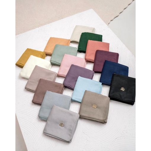 Jilbab polos segiempat, HL Glazed Voal, ultrafine voal, Heaven Lights, SIAP KIRIM