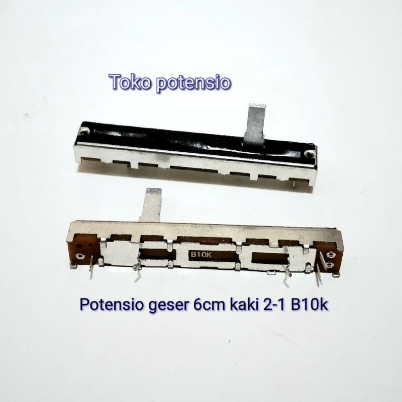 POTENSIO GESER 6CM KAKI 2-1 B10K