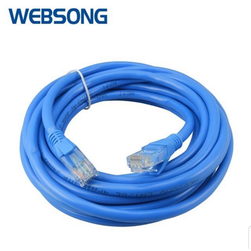 Kabel LAN RJ45 UTP Ethernet 5M Cat6 Gigabit WEBSONG
