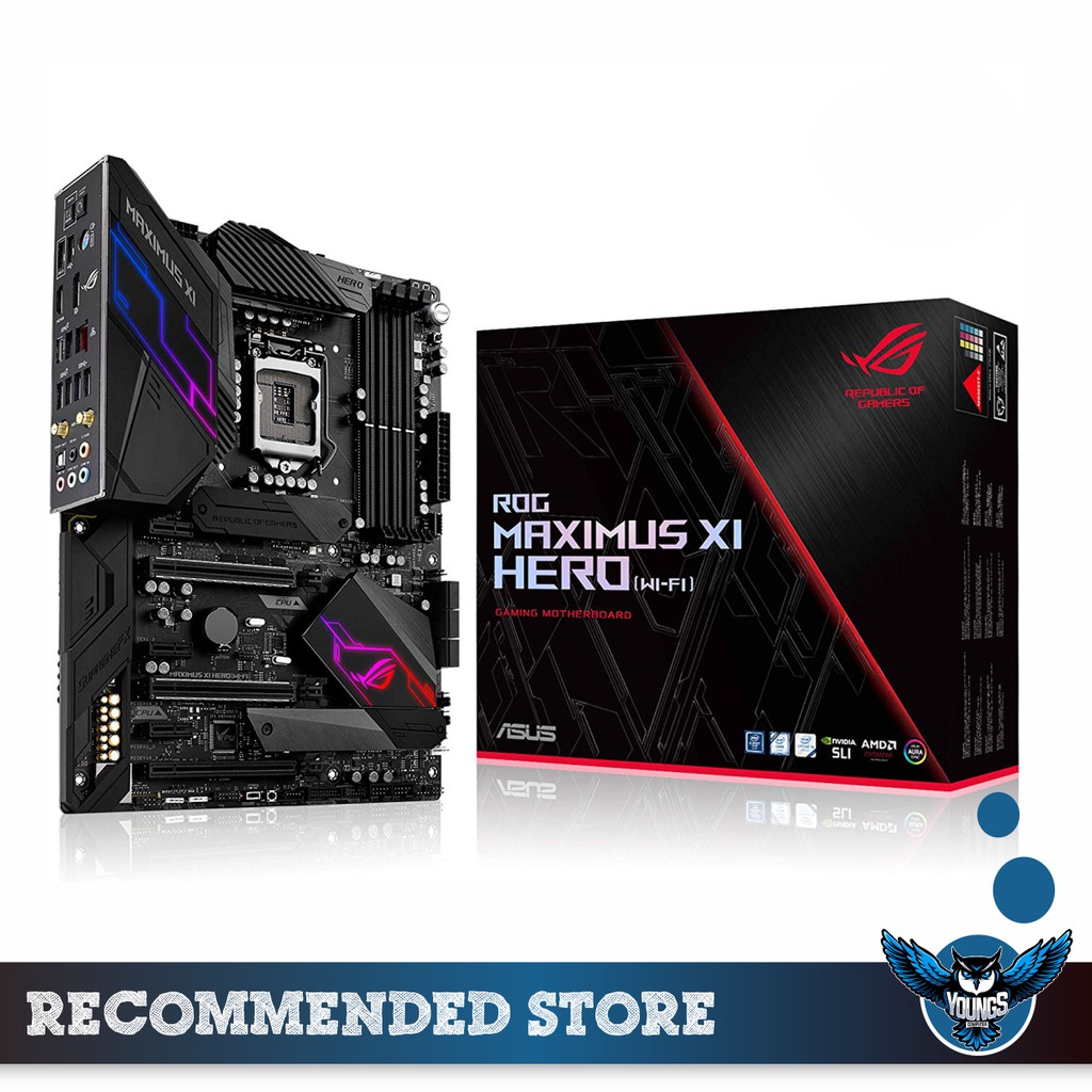 MOTHERBOARD INTEL ASUS ROG MAXIMUS XI HERO WIFI LGA 1151 COFFEE LAKE