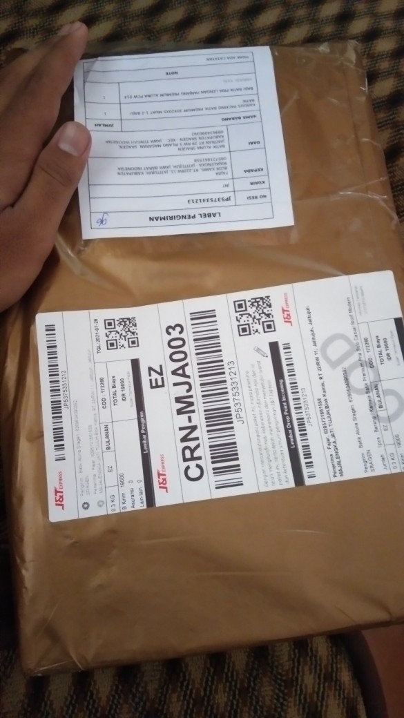 Kemeja Batik Premium Pria Solo Casual Motif Modern Lengan Panjang Lapis Furing Katun Pekalongan M14