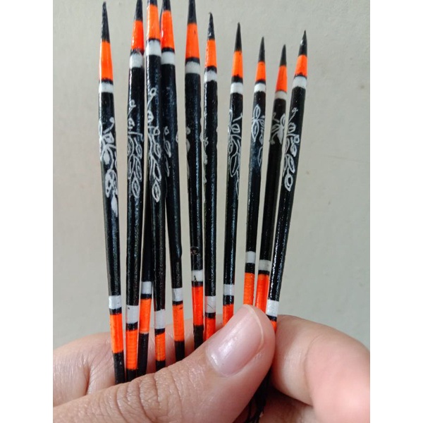 pelampung pancing ikan mas kumbul jarum motik batik termurah isi 5pcs