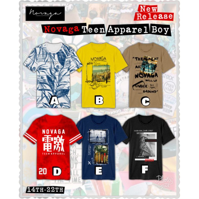 Kaos Novaga Teen Vitto Apparel