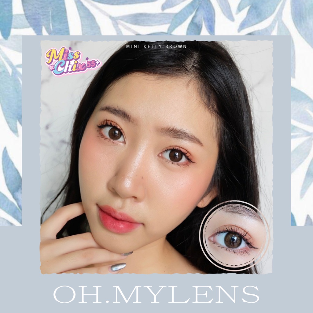 Softlens Minus Normal Beda Minus MINI KELLY BROWN | Soflens Mines Warna Natural | Soflen Mata Minus 