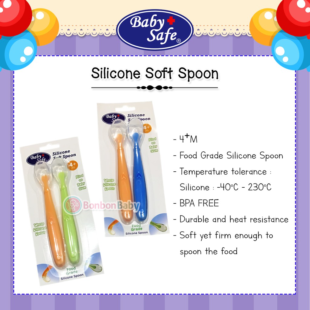 Babysafe Silicone Soft Spoon SC009