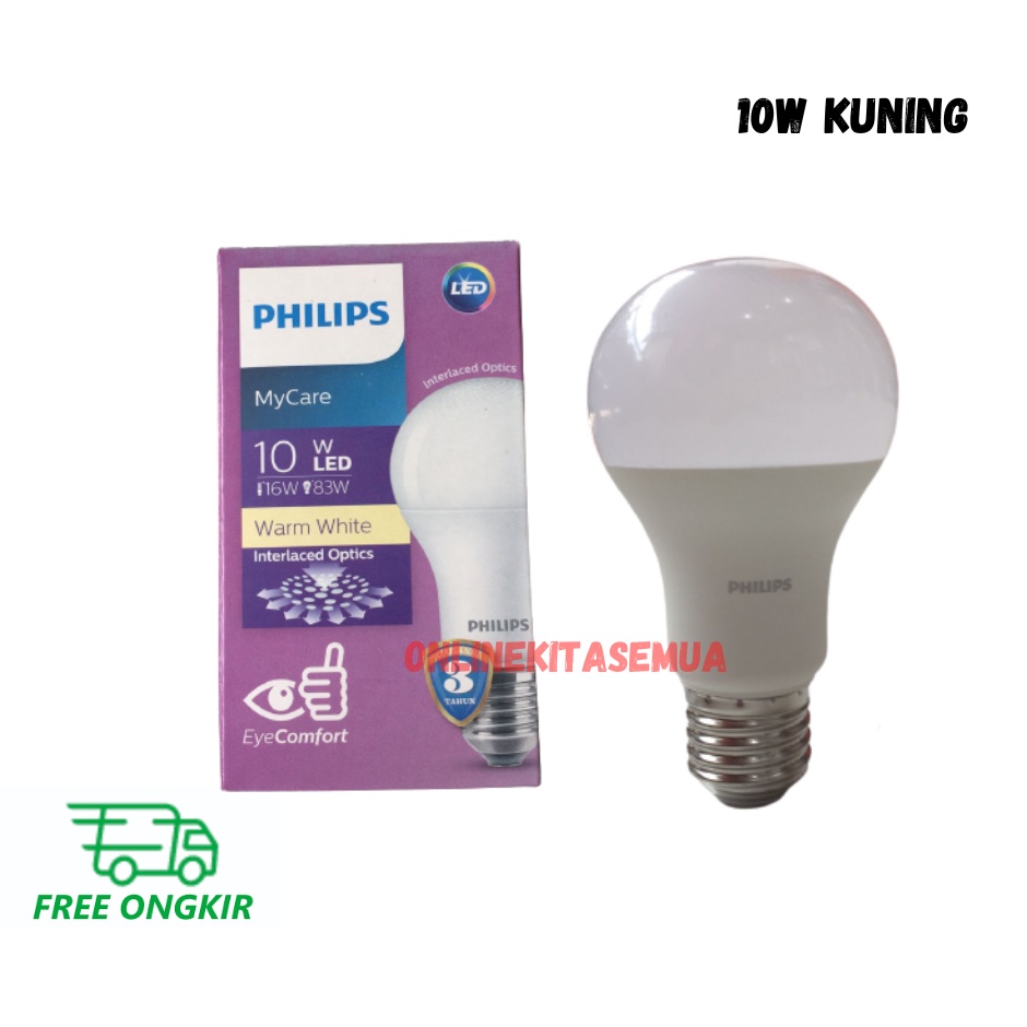 Lampu Bohlam Led Bulb PHILIPS MYCARE SNI Putih 6500K