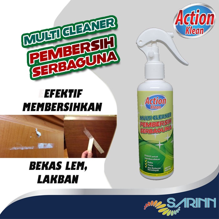 Pembersih bekas lem Penghilang bekas Lakban Action Klean Multi Cleaner Serbaguna