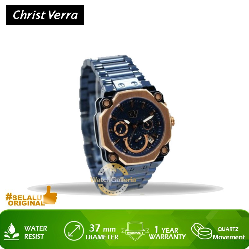 Jam Tangan Christ Verra CV C 71082L-1J BLU Original Murah