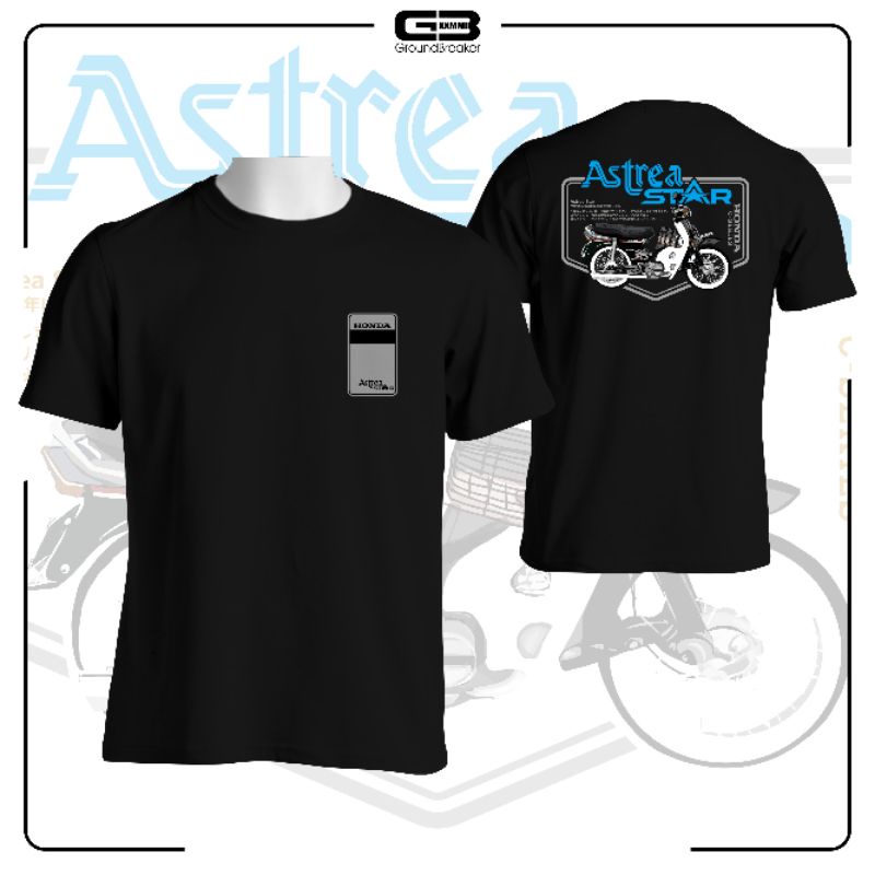 Baju Kaos Distro Motor Classic Klasik Astrea Star Cotton Combed 24ss Unisex 004