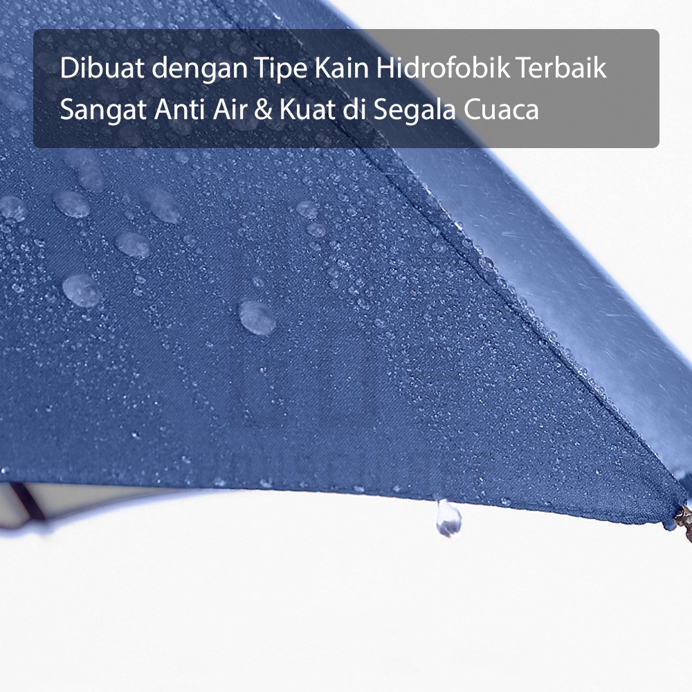 HUGO Payung Lipat Polos Manual Anti UV Protection Lipat Tiga Premium Quality