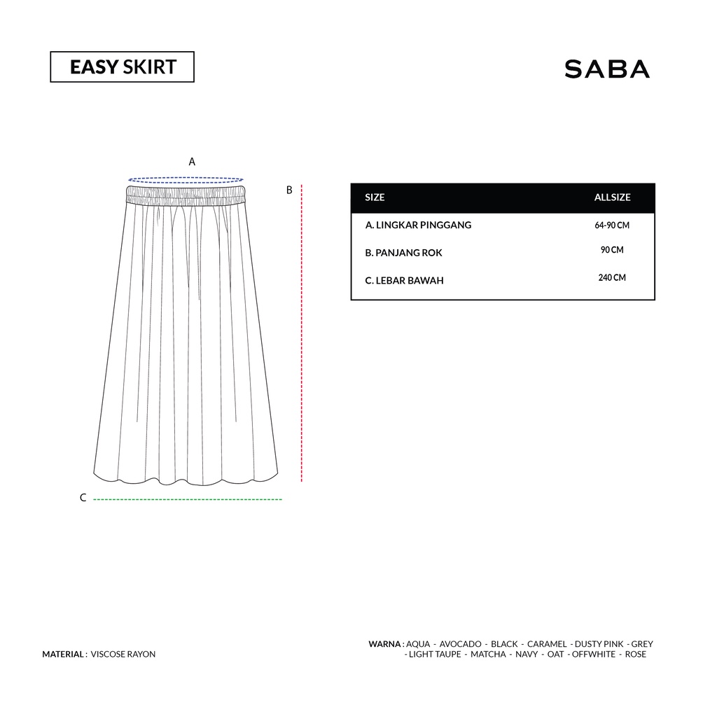 Saba Easy Shirt &amp; Easy Skirt