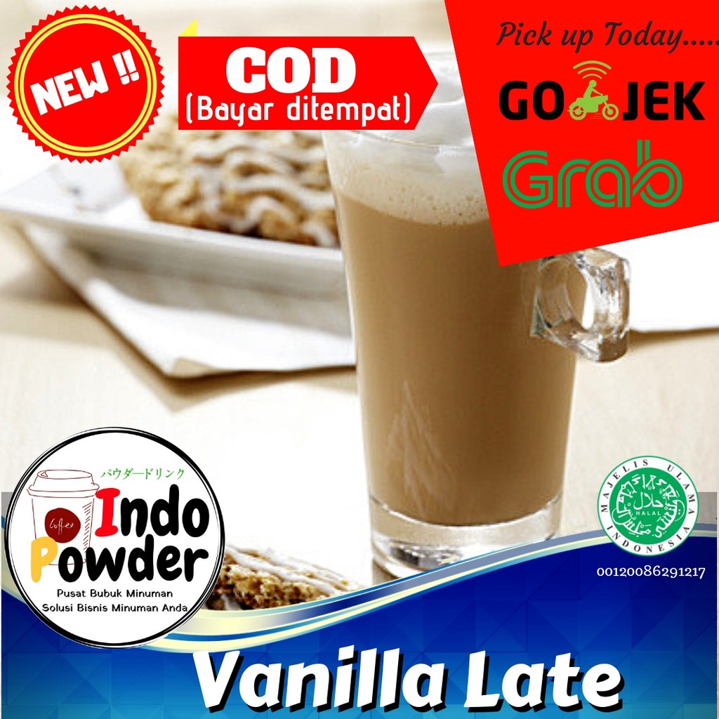 Vanilla Latte Powder 1Kg / Powder Vanilla Latte 1Kg / Bubuk Vanilla Latte 1Kg/ Bubuk Minuman Vanilla