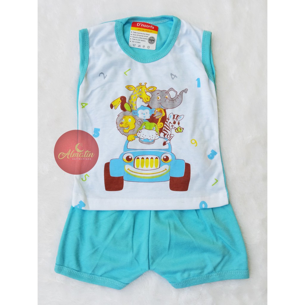 Baju Bayi Pendek / 3 Set Baju Pendek Bayi Newborn / Baju Oblong Anak-SNI / Baju Bayi Dapat 3 Stel