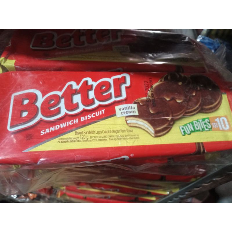 

Better Sandwich Biscuit Vanilla Cream 120gr