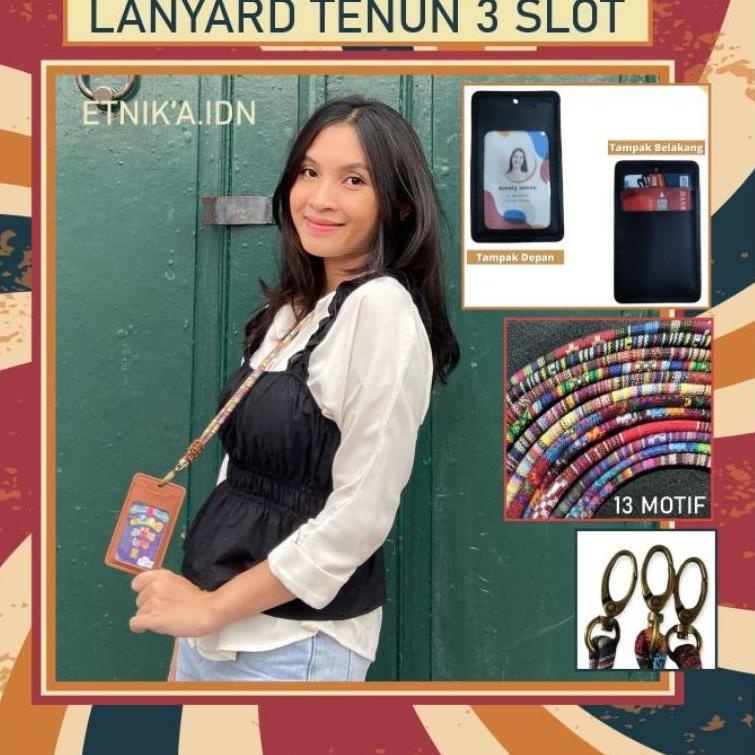 

Sale SLLNT LANYARD TENUN / ID CARD HOLDER TALI - 3 SLOT KARTU 47 Terlaris