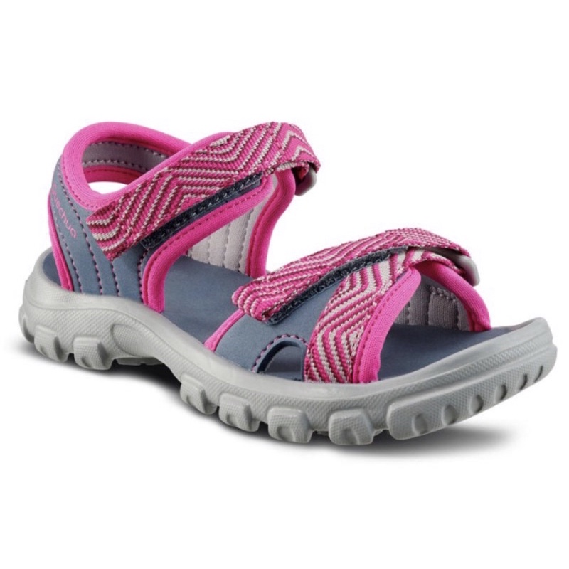 quechua decathlon sandal anak perempuan size 26 27 pink