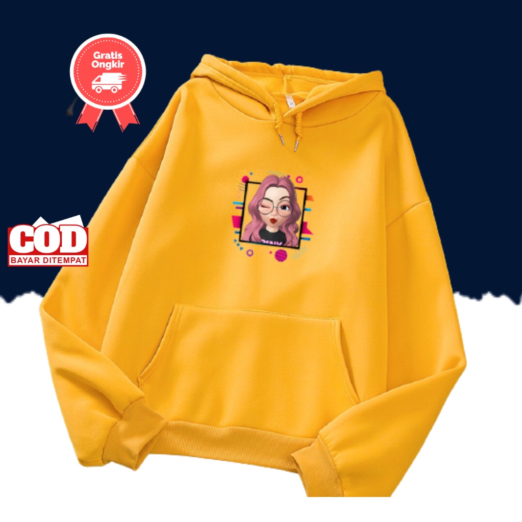 Sweater Hoodie Anak ZEPETO FACE