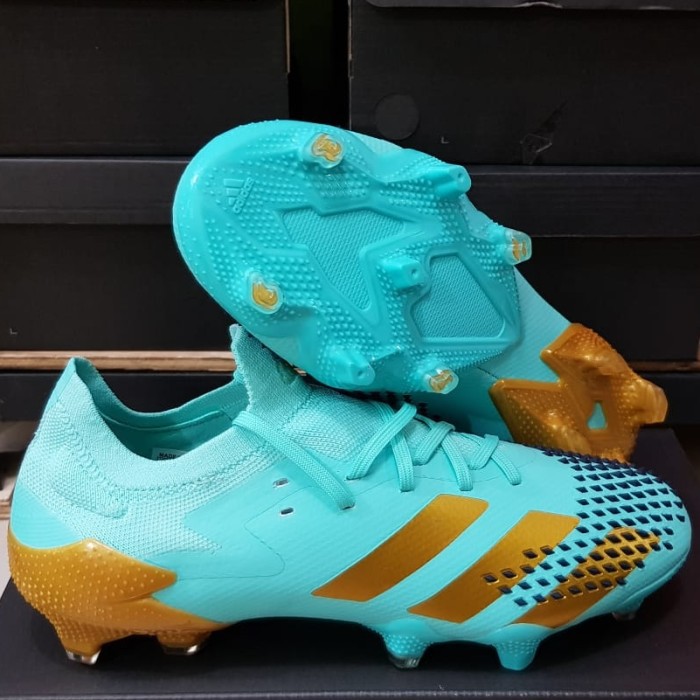 Sepatu Bola Adidas Predator Mutator 20.1 Torquoise Fg
