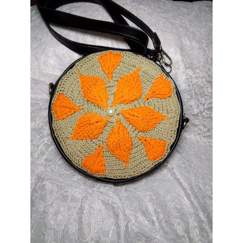 tas rajut bulat murah cantik elegan