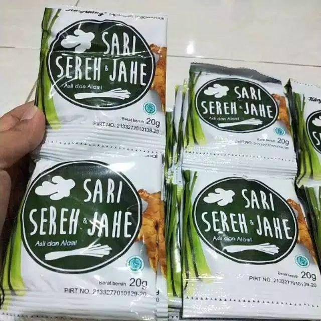 

Sari Sereh & Jahe HANJUANG 10 sachet renceng